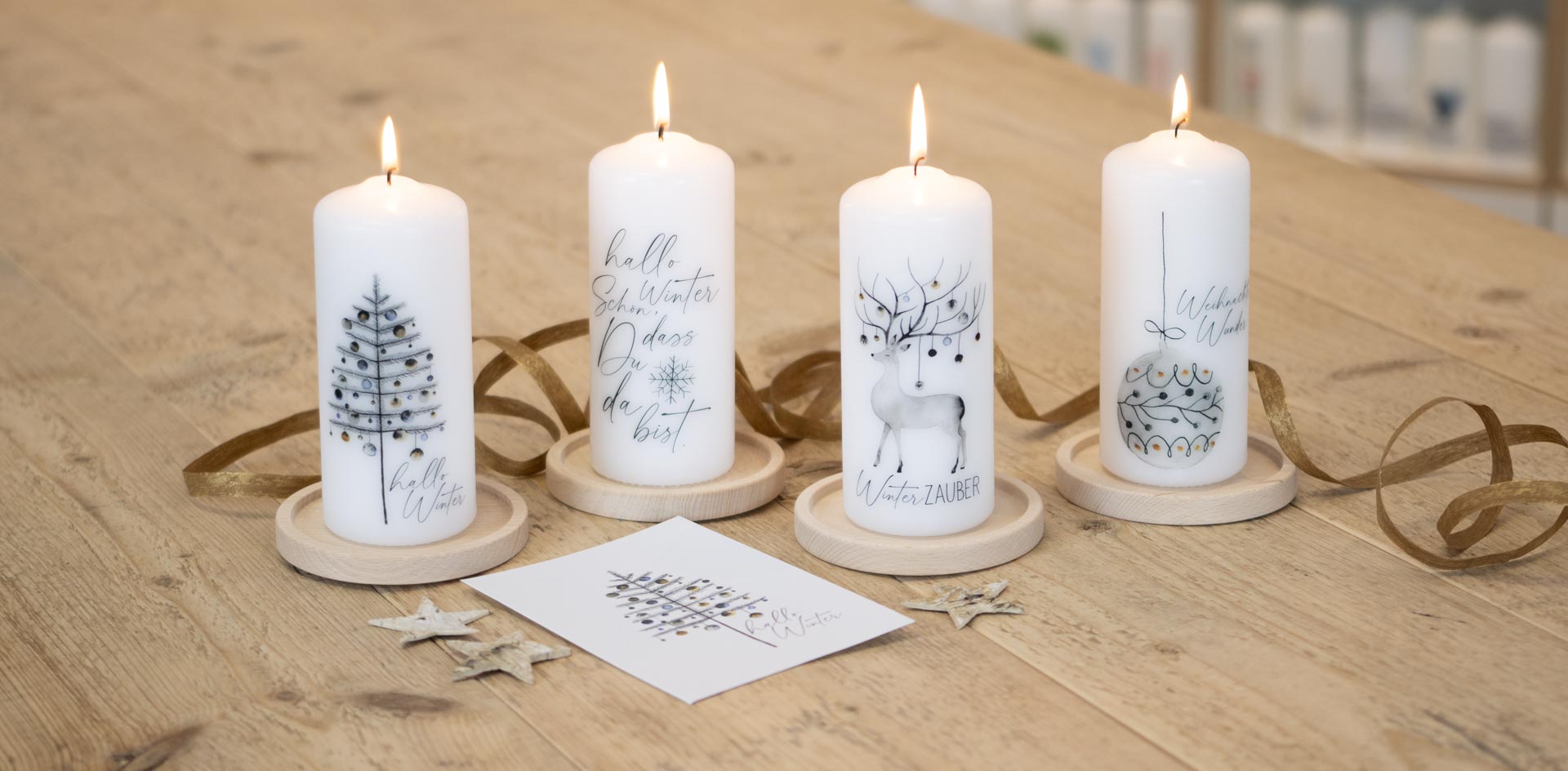 Weihnachtskerzen online bestellen