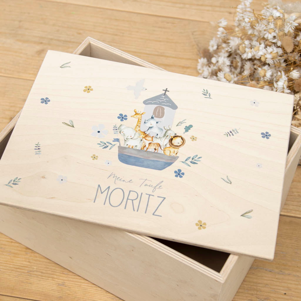 Erinnerungsbox Taufe Motiv Arche