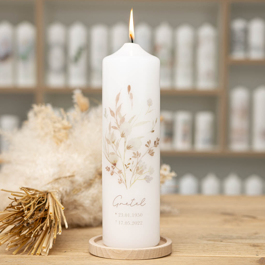 Trauerkerze Oma Klee