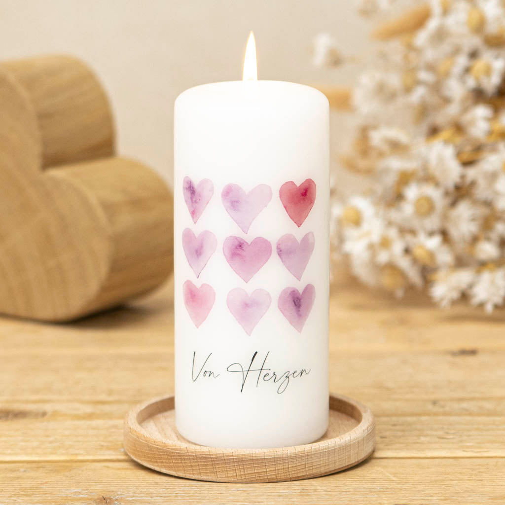 Valentinstag Kerze