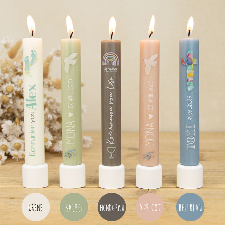 Gastgeschenk Kerzen Kommunion 