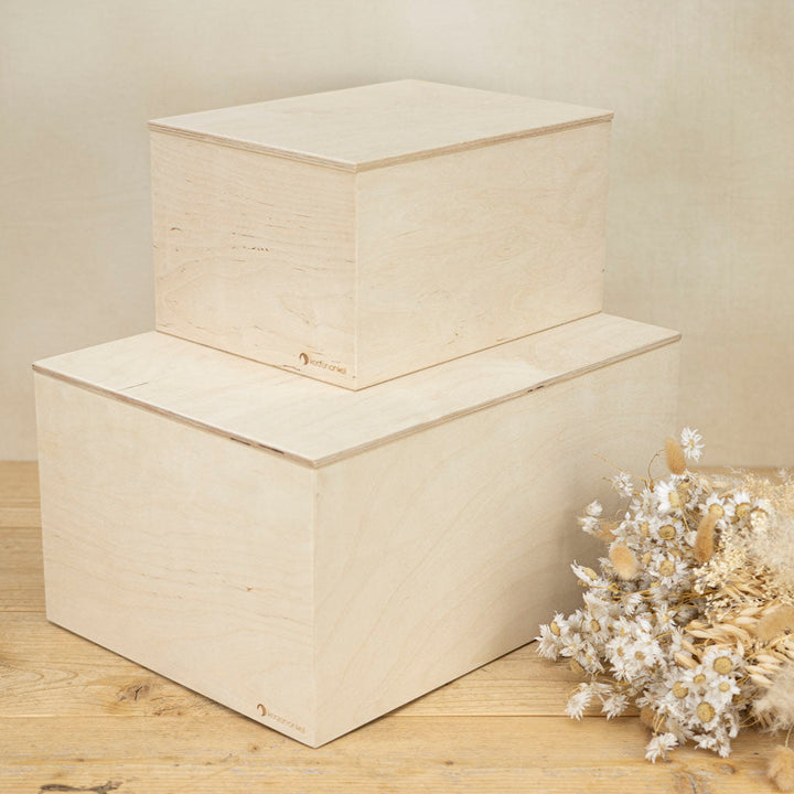 Erinnerungsbox Holz in zwei Größen