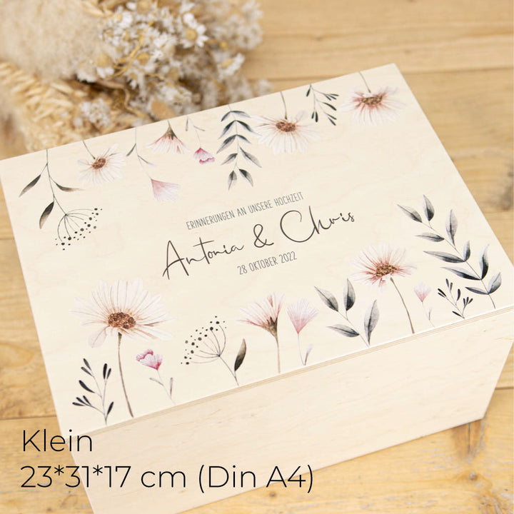 Erinnerungsbox Hochzeit in Klein für Din A4