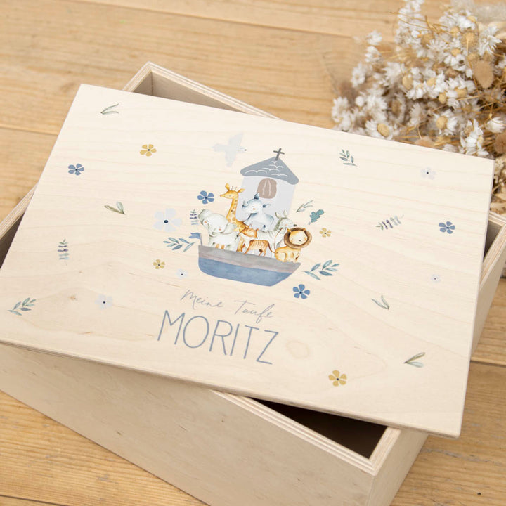 Erinnerungsbox Taufe Motiv Arche