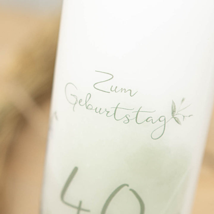 Geburtstagskerze zum Geburtstag