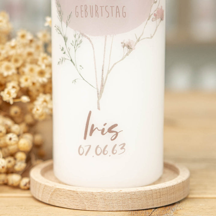 individuelle Geburtstagskerze