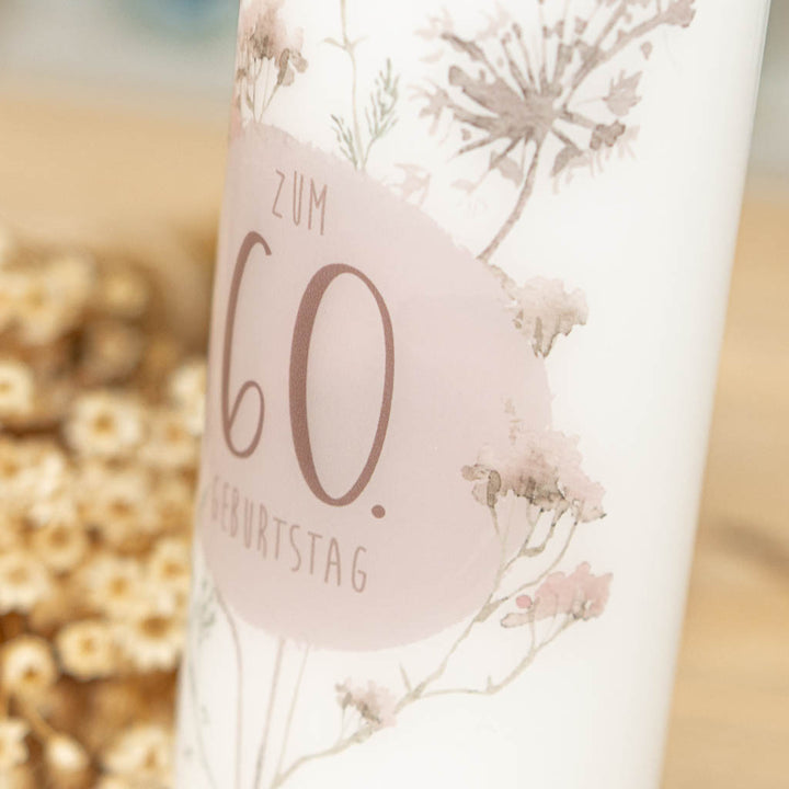 Geburtstagskerze Blumen