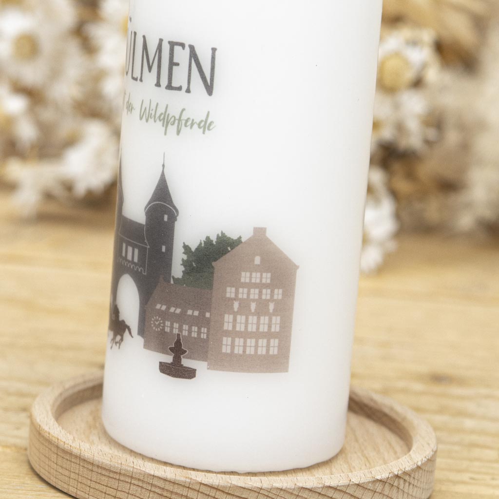 Geschenkkerze Dülmen mit Sehenswürdigkeiten