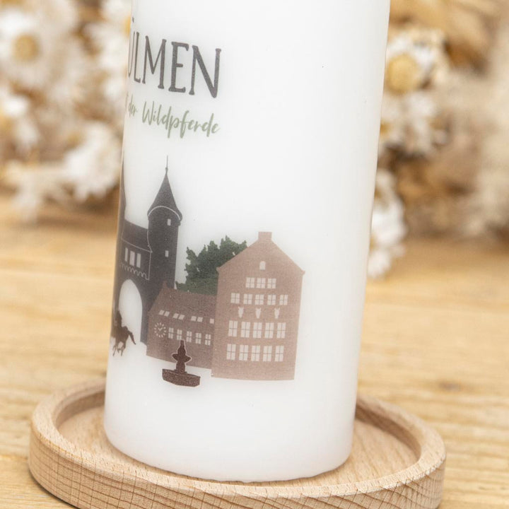 Geschenkkerze Dülmen mit Sehenswürdigkeiten