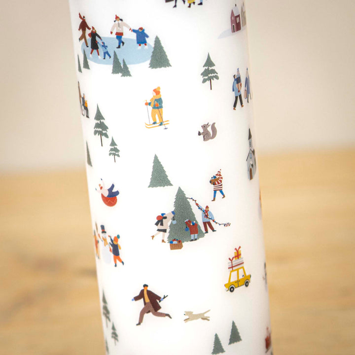 Große Adventskerze 1-24 Wimmelbild