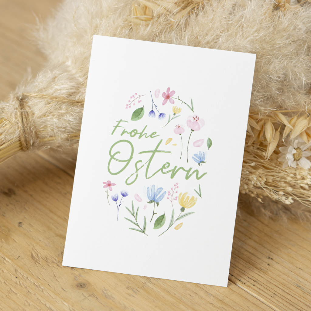 Grußkarte „Ostern Frühlingserwachen“ – Osterkarte, DIN A6
