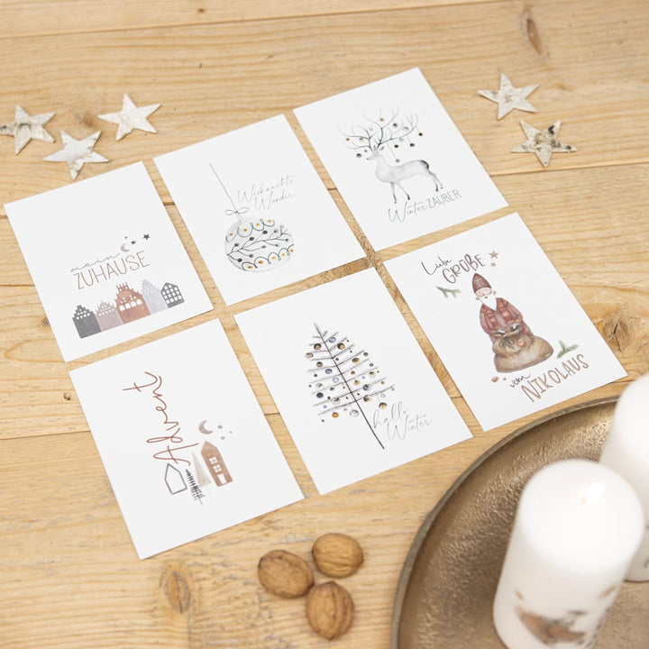 Grußkarten zum Advent und zu Weihnachten