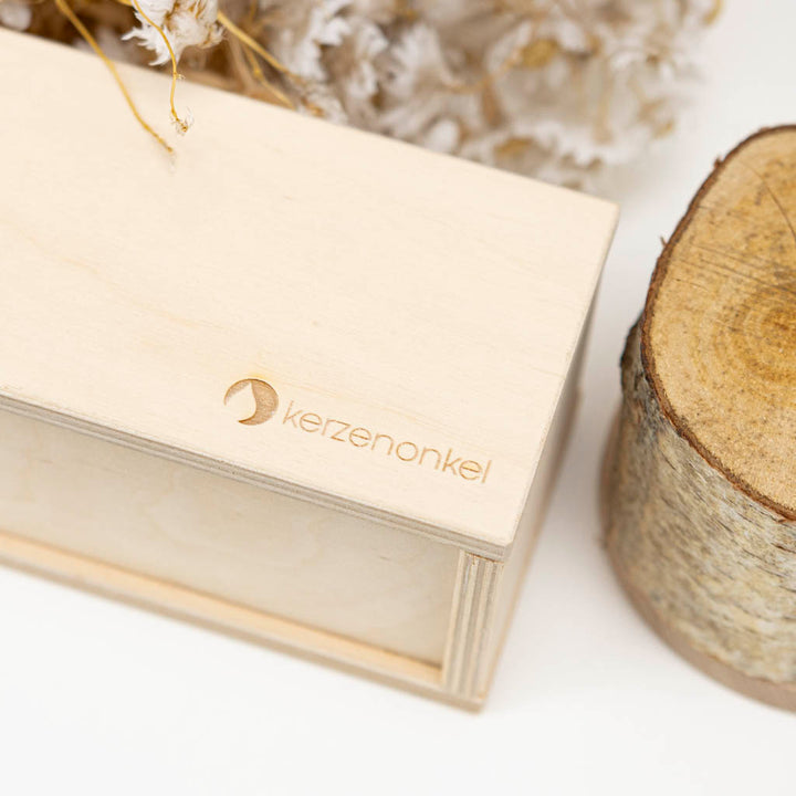 Branding auf der Kerzenbox