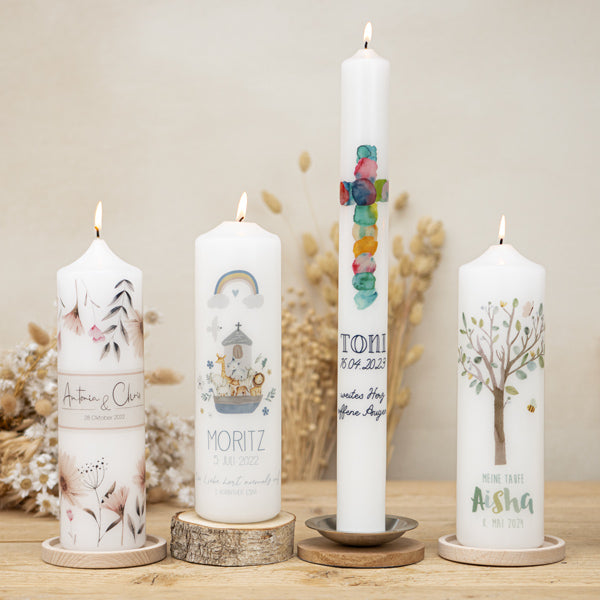 Individuelle Taufkerze, Hochzeitskerze, Kommunionkerze für Wiederverkäufer