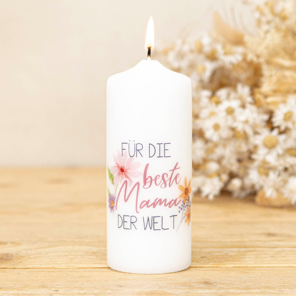 Muttertag Kerze Für die beste Mama der Welt