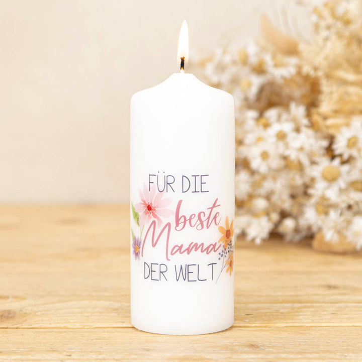 Muttertag Kerze Für die beste Mama der Welt