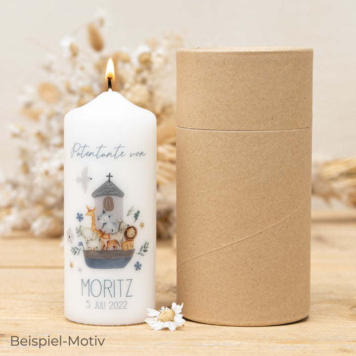 Patenkerze Taufkerze Arche Moritz Patentante