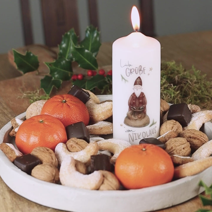 Adventskerze Nikolaus 