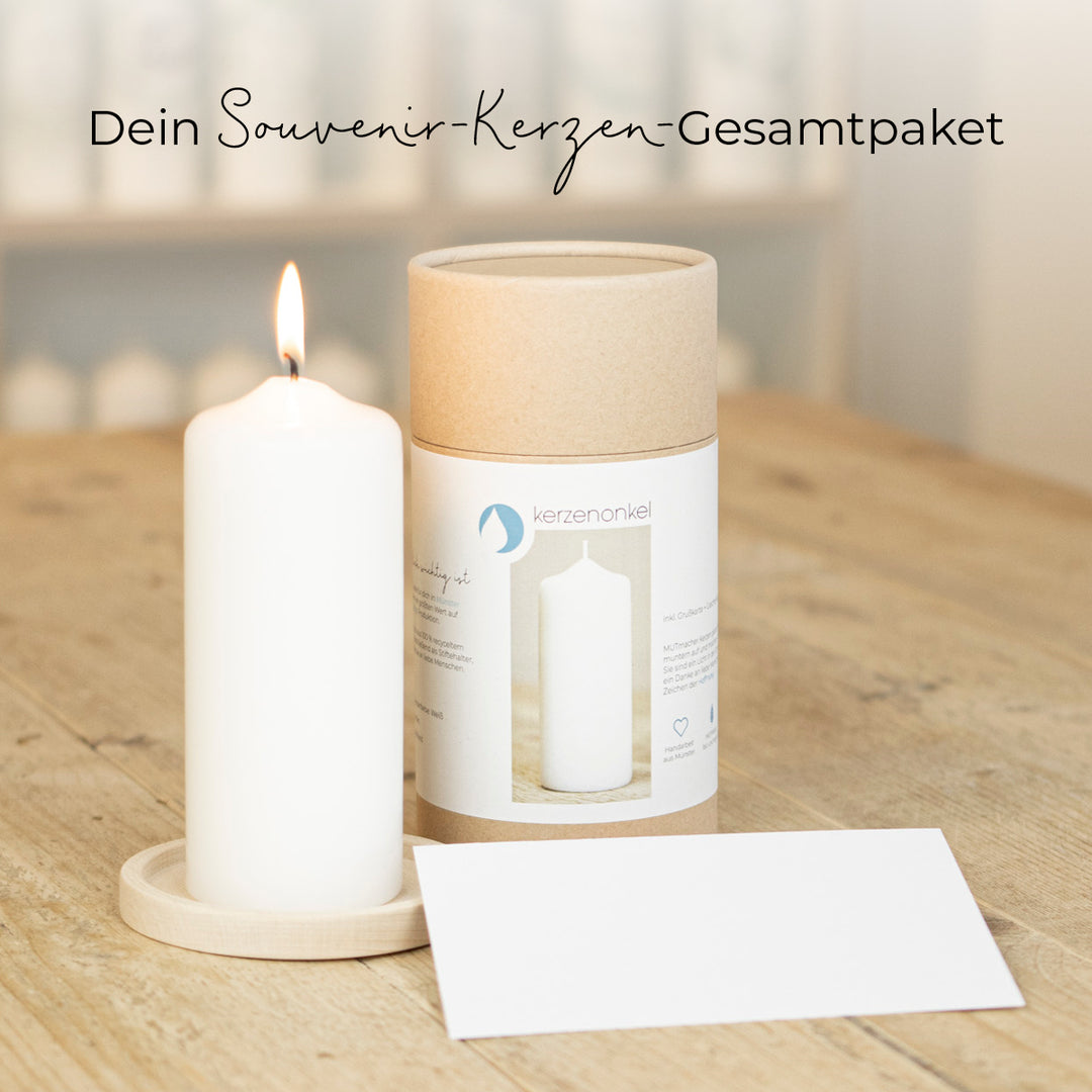 Souvenir-Kerzen-Gesamtpaket für unsere Geschäftspartner