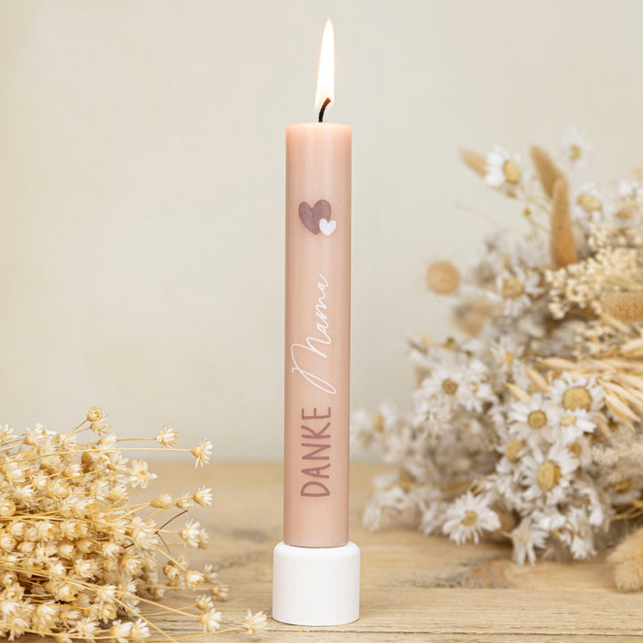 Geschenk Muttertag Kerze