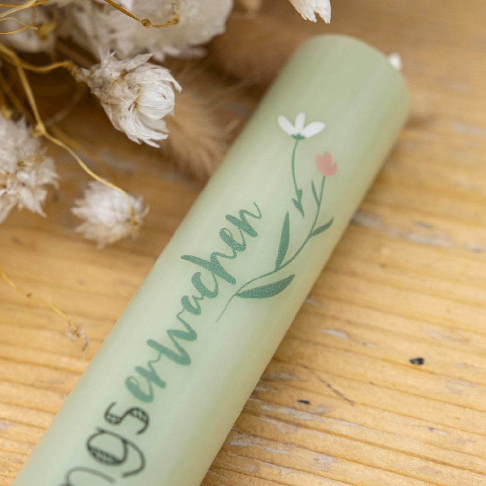 Stabkerzen Blumenmotiv