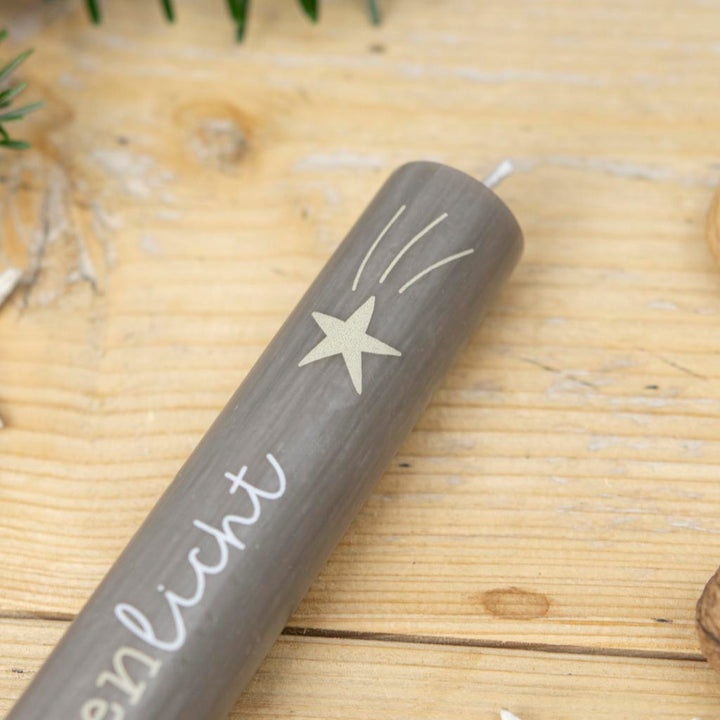 Stabkerze Stern in Gold