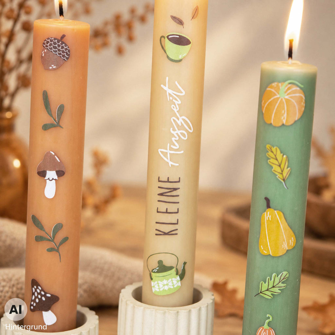 Stabkerzen-Set - Der Herbst ist da