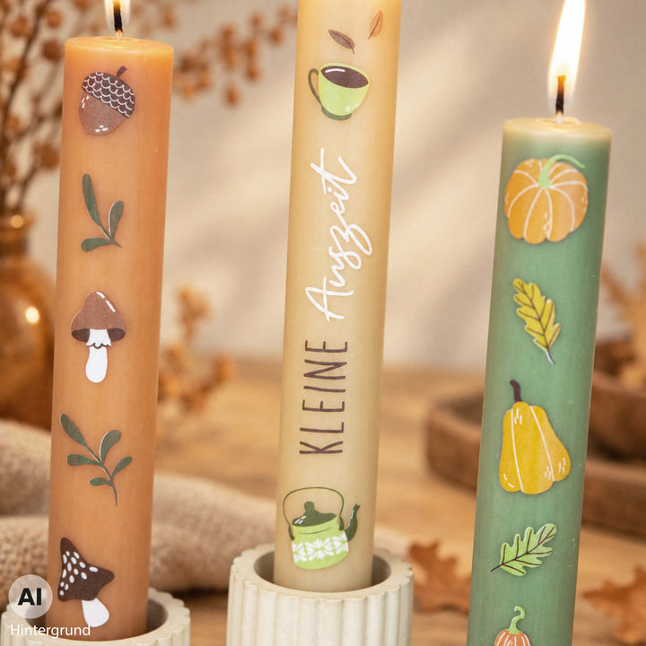 Stabkerzen-Set - Der Herbst ist da