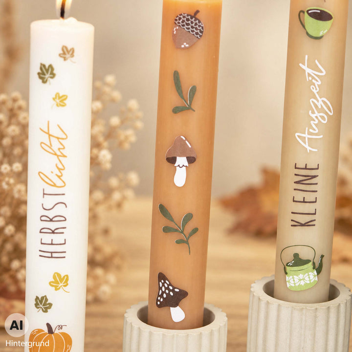 Stabkerzen-Set - Der Herbst ist da