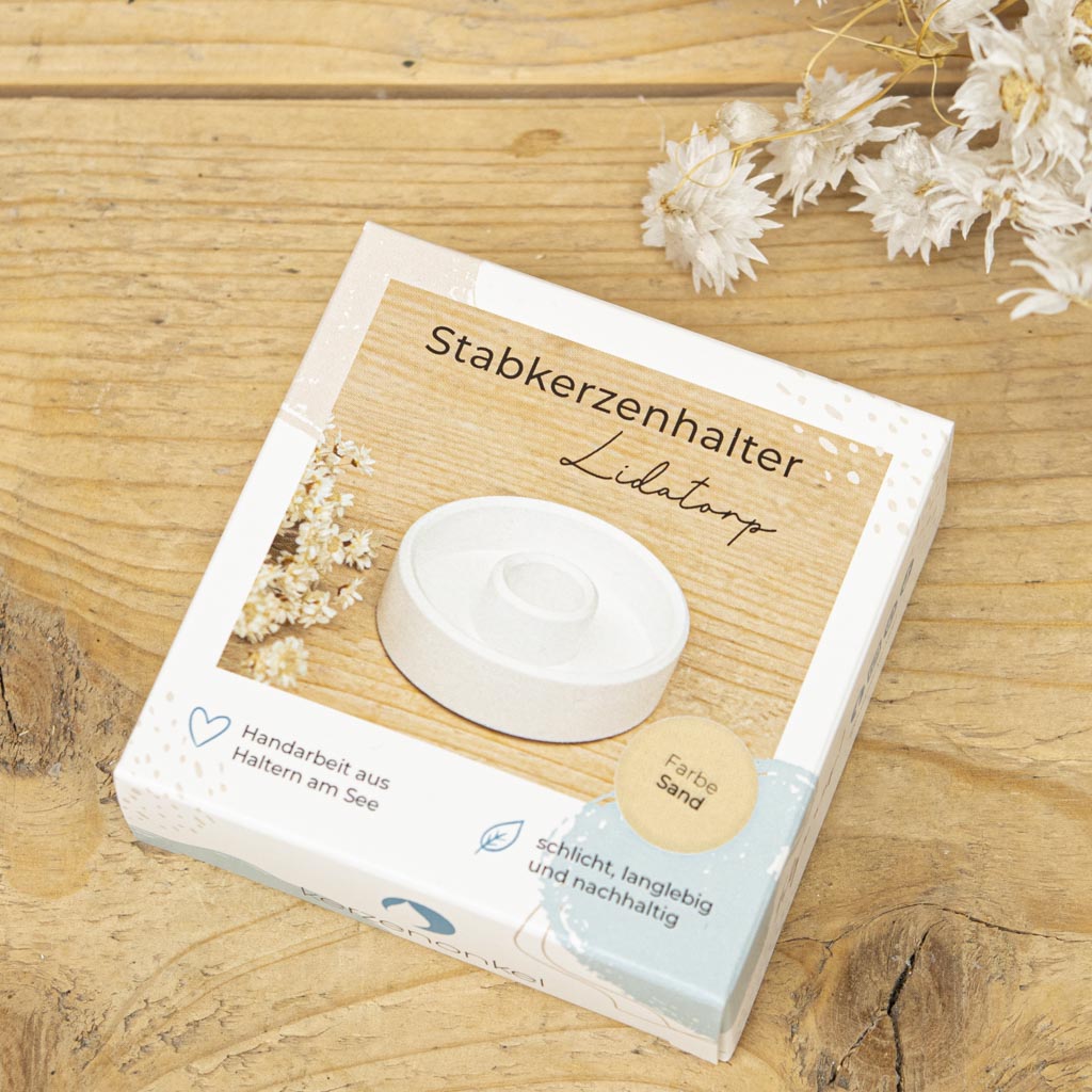 Kerzenhalter Stabkerze mit Verpackung Lidatorp