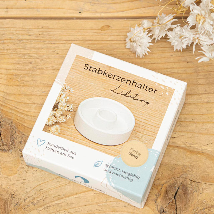 Kerzenhalter Stabkerze mit Verpackung Lidatorp
