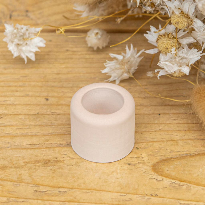 Stabkerzenhalter modern Apricot