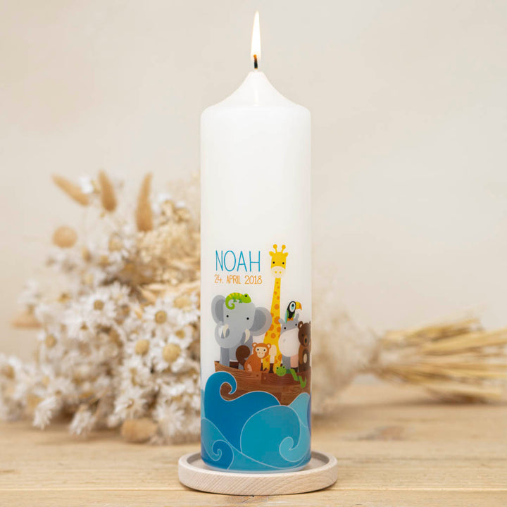 Taufkerze Arche Noah