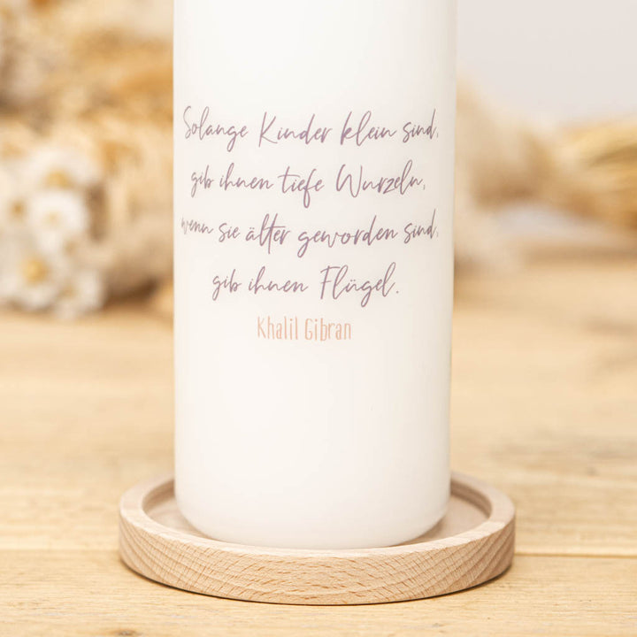 Taufkerze Taufspruch Baum