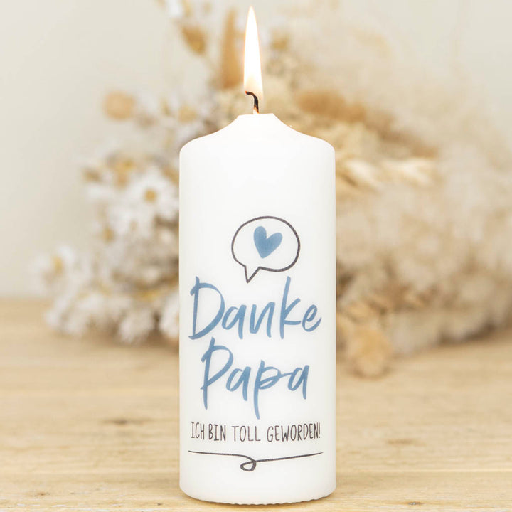 Kerze als Geschenk zum Vatertag