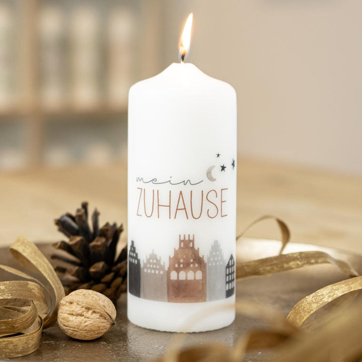 Kerze zum Advent mein Zuhause