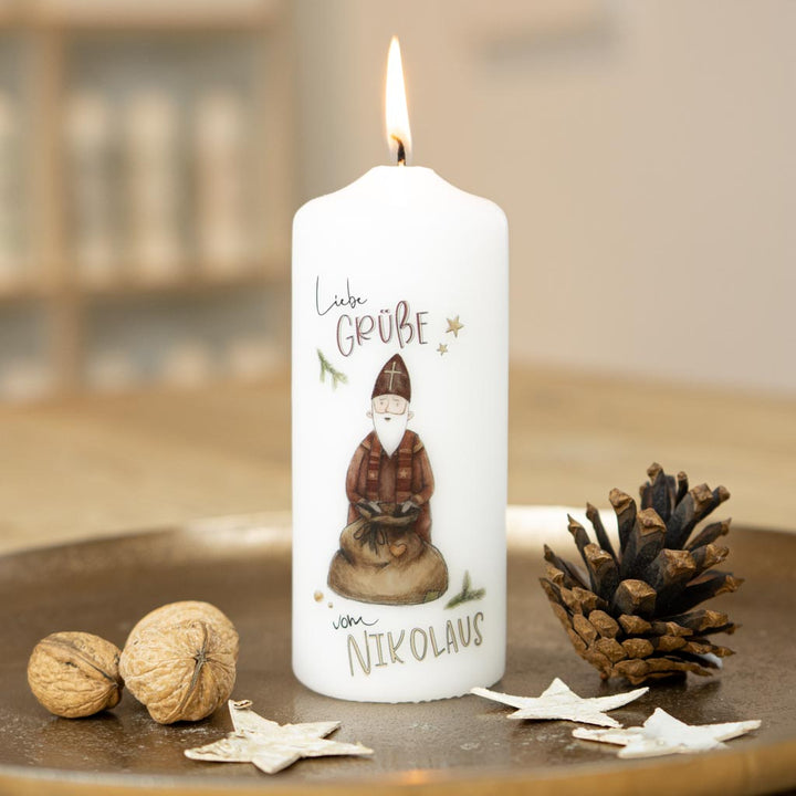 Kerze zum Nikolaus