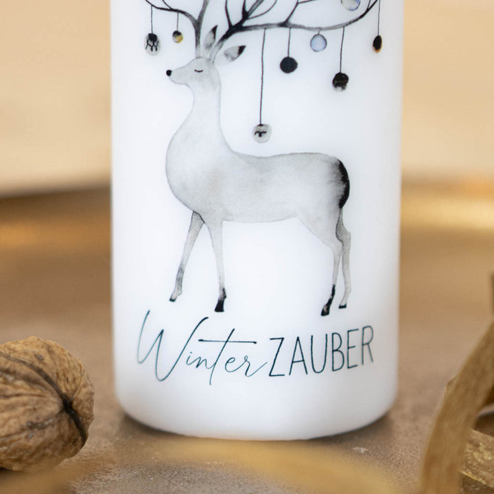 Adventskerze Winterzauber