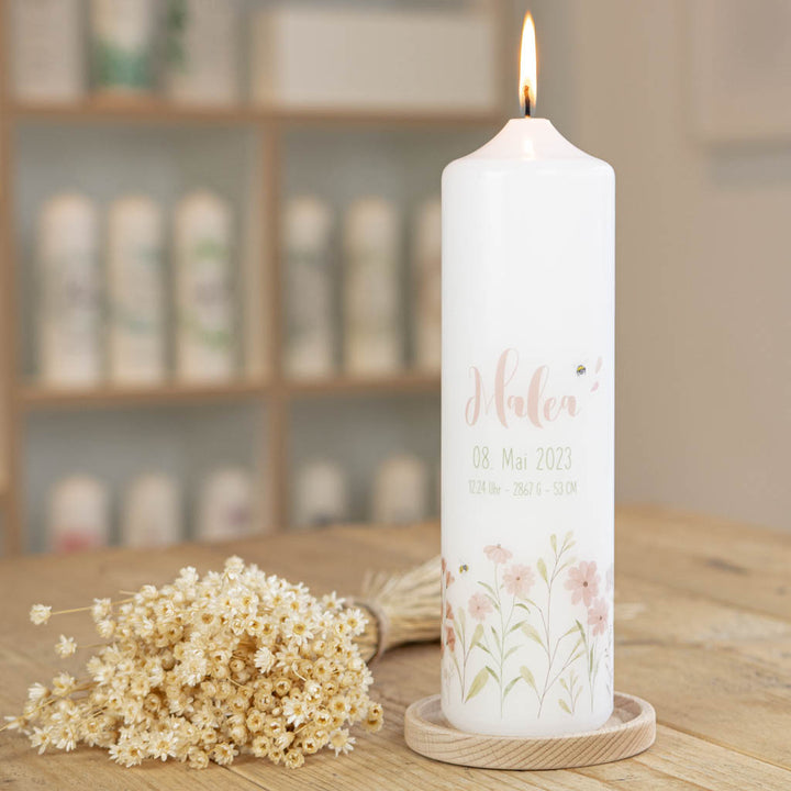 Geburtstagskerze Blume Malea