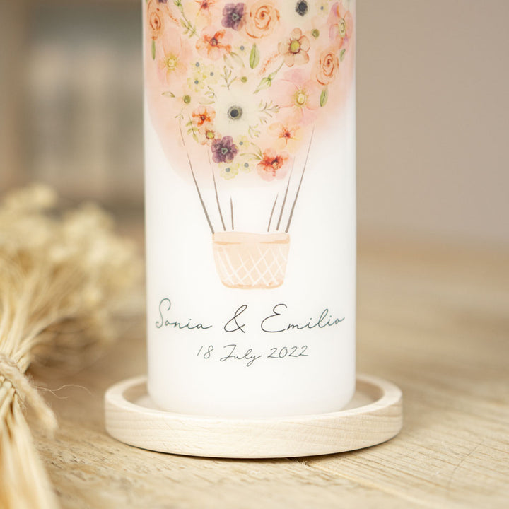 Hochzeitskerze 7. Himmel Blumen 