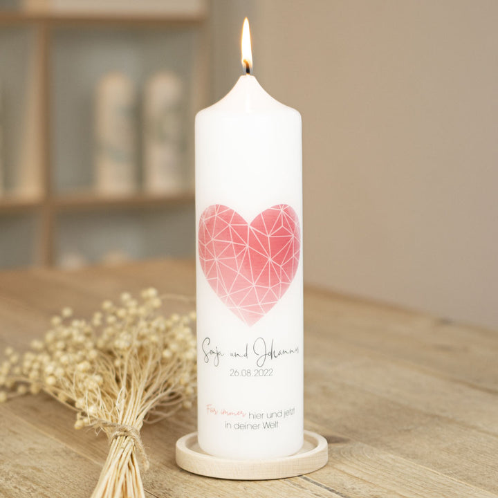 Hochzeitskerze Herz