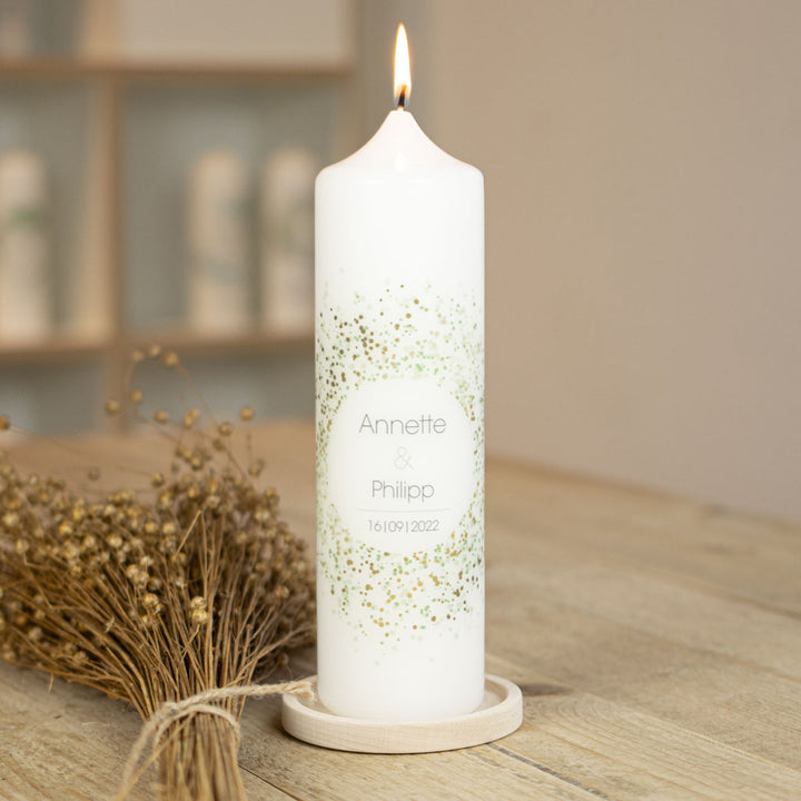 Hochzeitskerze modern 