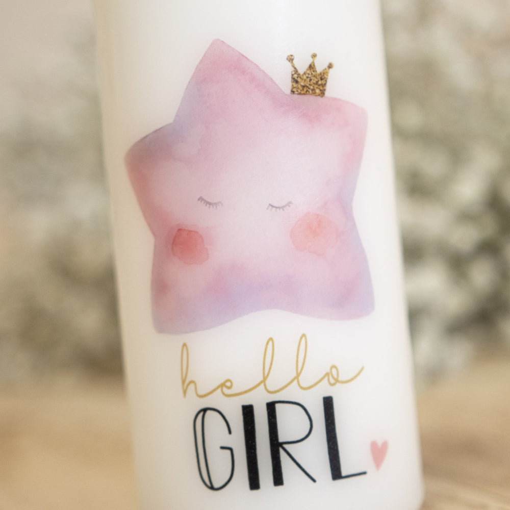 Mutmacher Kerze hello Girl