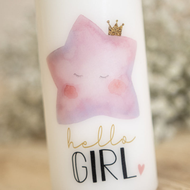 Mutmacher Kerze hello Girl