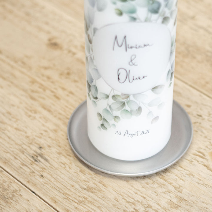 Kerzenhalter Hochzeit Silber