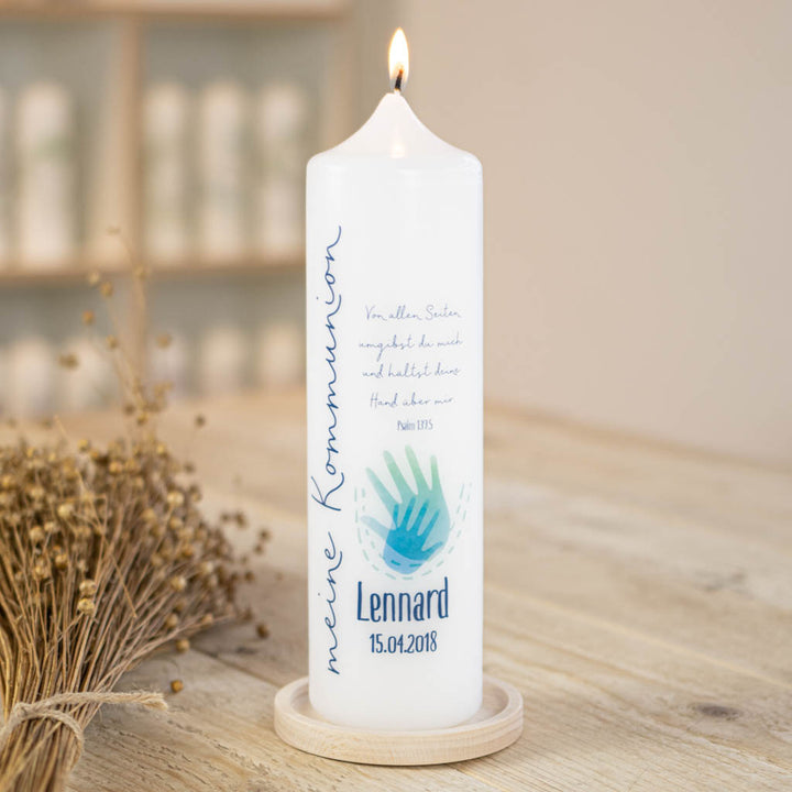 Kommunionkerze Hand Lennard