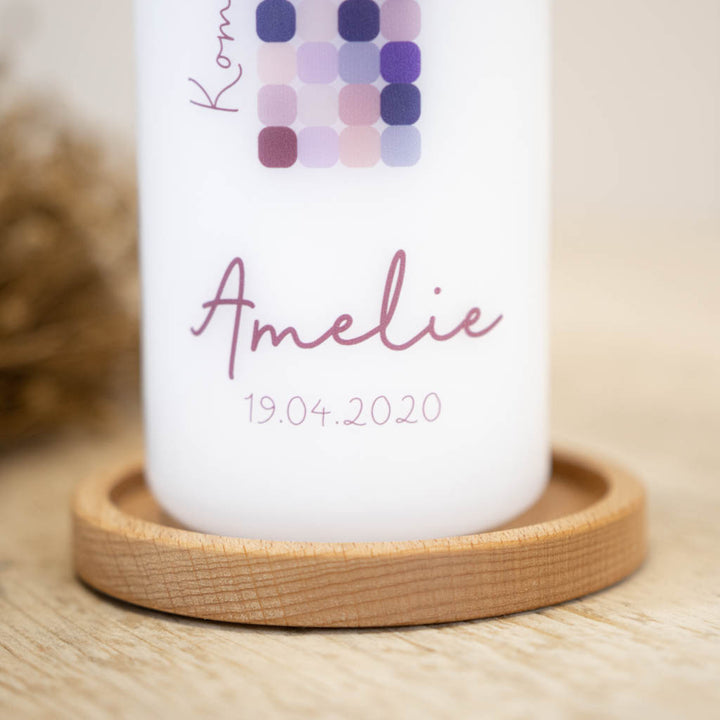 Kerze Kommunion Kreuz Amelie