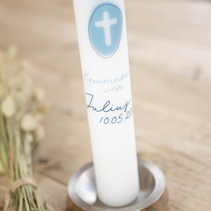 Kerze Kommunion Glaube Liebe Hoffnung