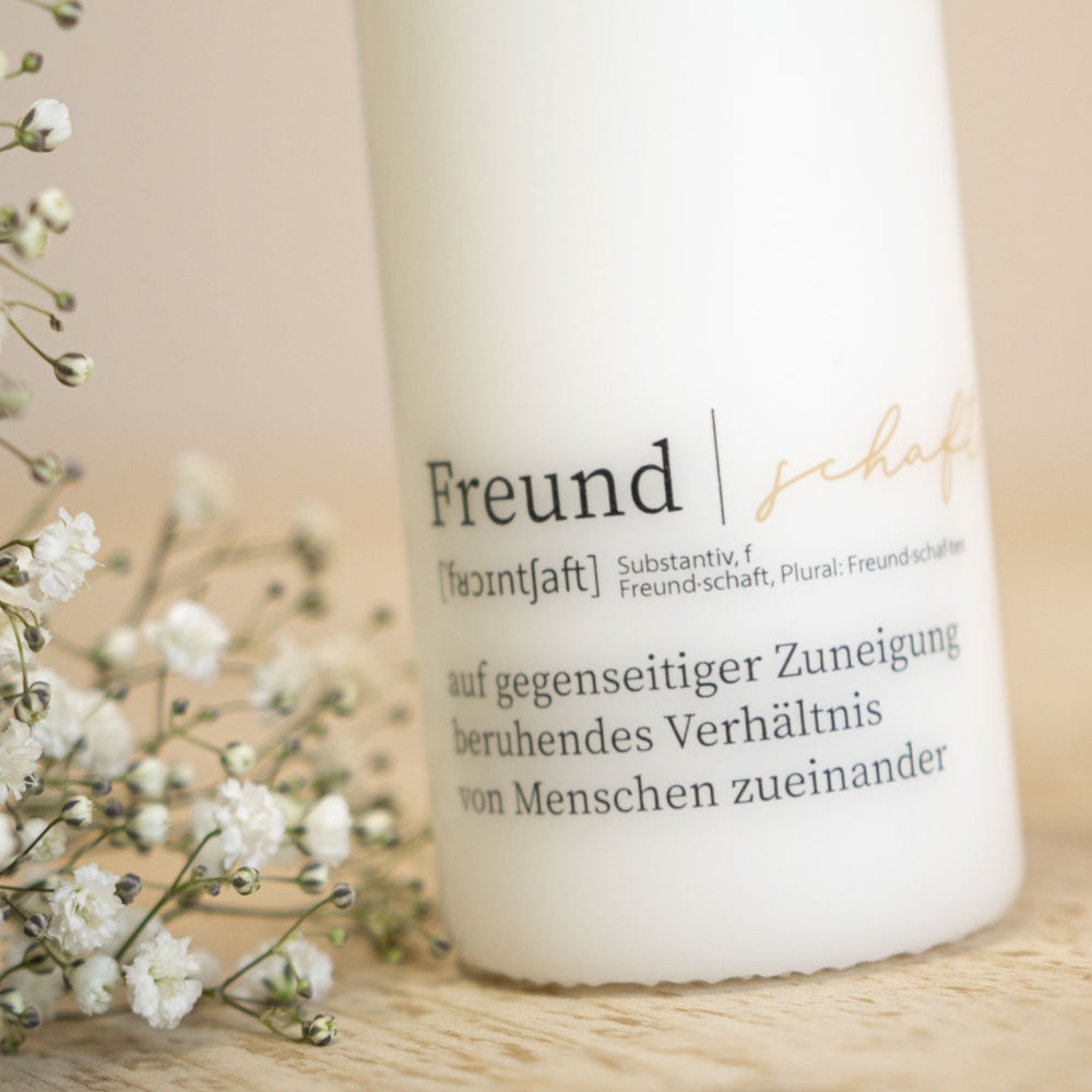 Mutmacher Kerze Freundschaft