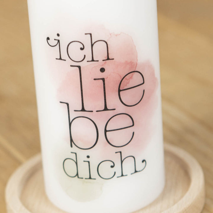 Mutmacher Kerze ich liebe dich